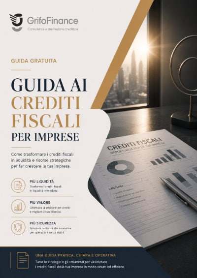 Copertina guida gratuita ai crediti fiscali per PMI &ndash; GrifoFinance